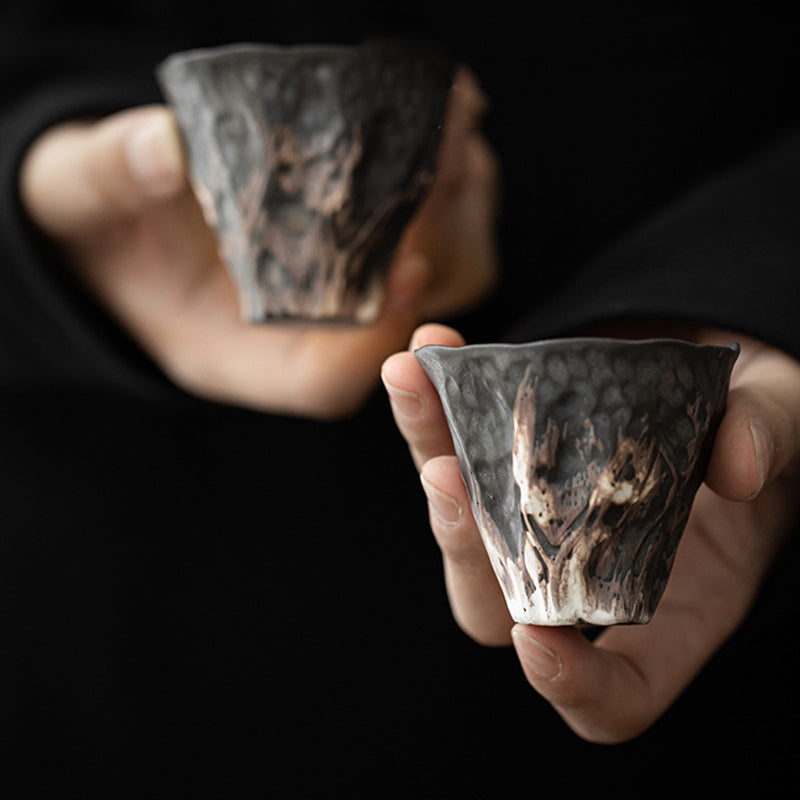 Buddha Stones Lotusblütenform Zen Keramik Teetasse Kung Fu Teetasse 50 ml - image 3