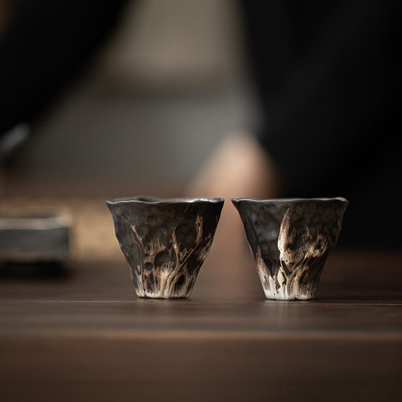 Buddha Stones Lotusblütenform Zen Keramik Teetasse Kung Fu Teetasse 50 ml - image 8