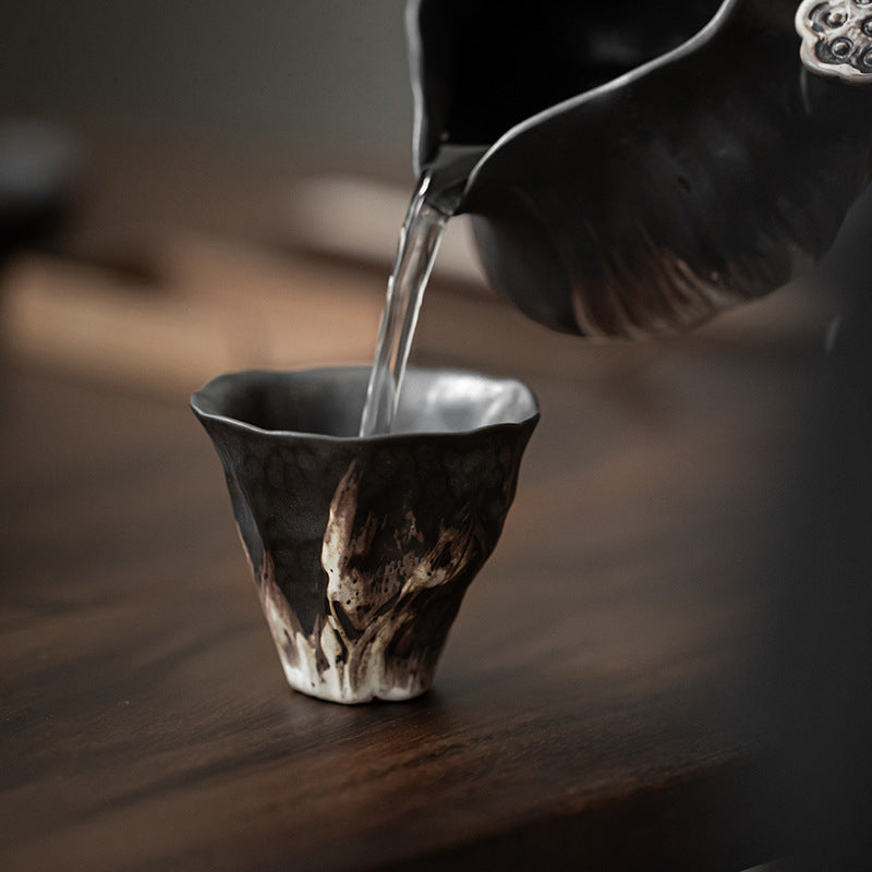 Buddha Stones Lotusblütenform Zen Keramik Teetasse Kung Fu Teetasse 50 ml - image 5