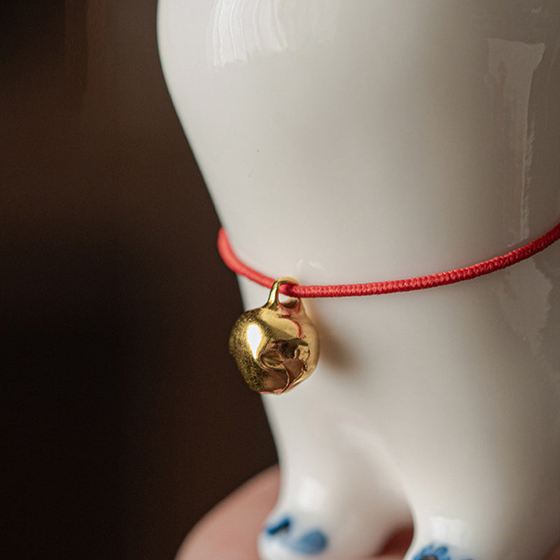 Buddha Stones Mini- Weiß , Kätzchen, Teehaustier, Keramik, für Zuhause, Schreibtisch, Dekoration - image 9