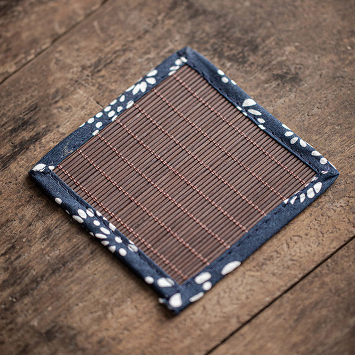 Buddha Stones, Mini-Glückskatze, Kätzchen, Teehaustier, Keramik, Schreibtisch-Figur, Dekoration mit Bambusmatte - image 8