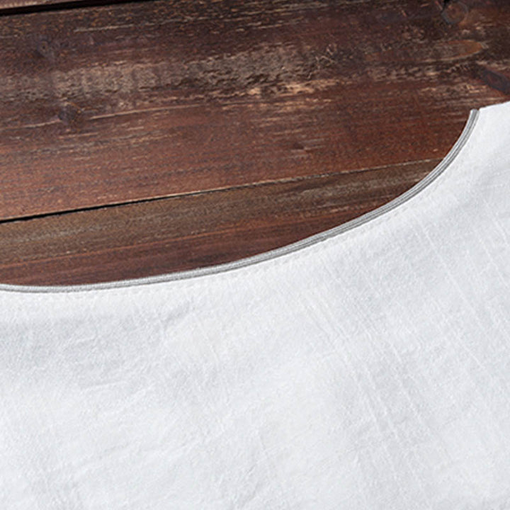 Buddha Stones ​​2-teiliges Set: Schlichtes Design, weißes Oberteil und Hose für Meditation, Yoga, Zen und Tai Chi – Damen - image 9