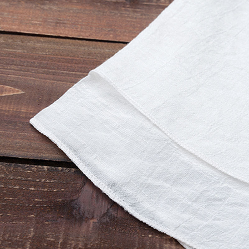 Buddha Stones ​​2-teiliges Set: Schlichtes Design, weißes Oberteil und Hose für Meditation, Yoga, Zen und Tai Chi – Damen - image 11