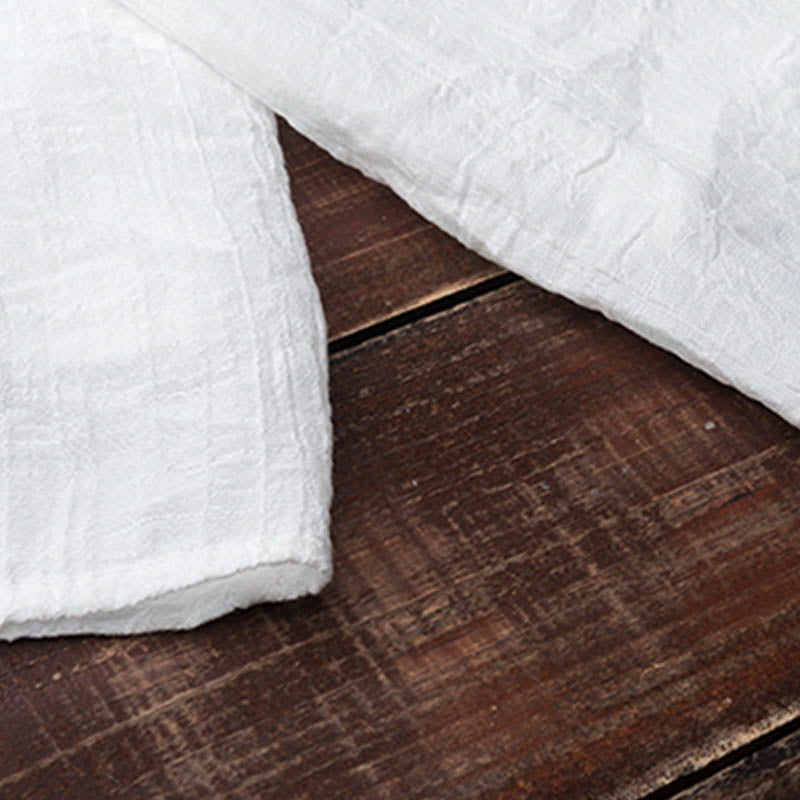 Buddha Stones ​​2-teiliges Set: Schlichtes Design, weißes Oberteil und Hose für Meditation, Yoga, Zen und Tai Chi – Damen - image 16