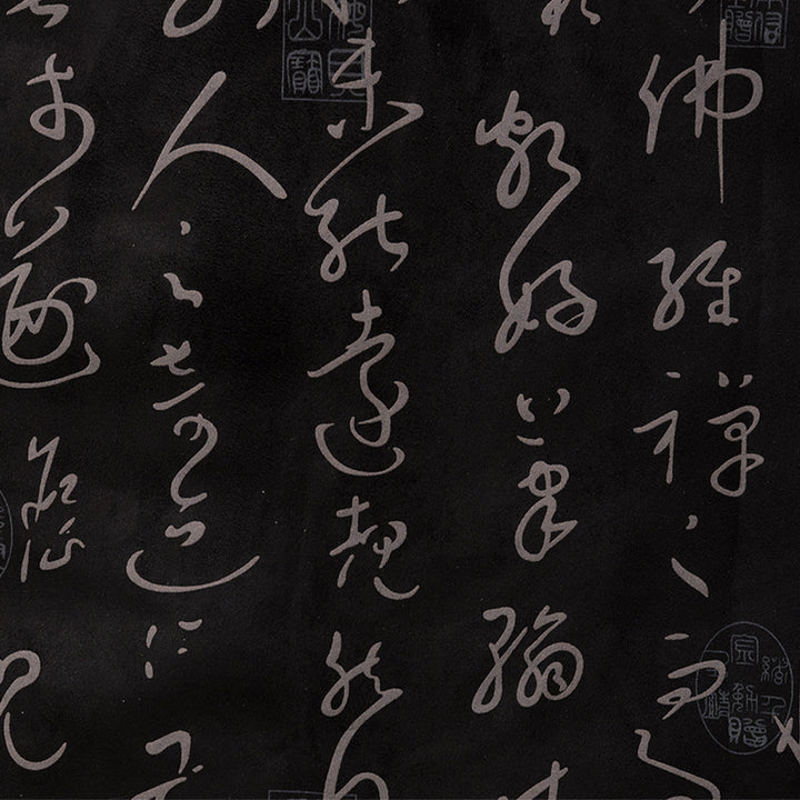 Buddha Stones, chinesische Kalligraphie, Kleidung, Jacke, Mantel, Tang-Anzug, Herrenbekleidung - image 5