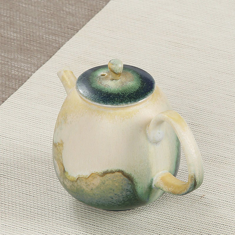 Buddha Stones, grün, beige, chinesischer Gongfu-Tee, Keramik, Kung-Fu-Teekanne, 230 ml - image 2