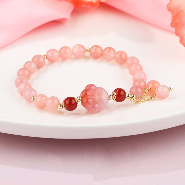 Buddha Stones Natürliches Yanyuan-Achat-Katzenkrallen-Pfoten-Positiv-Armband - image 2