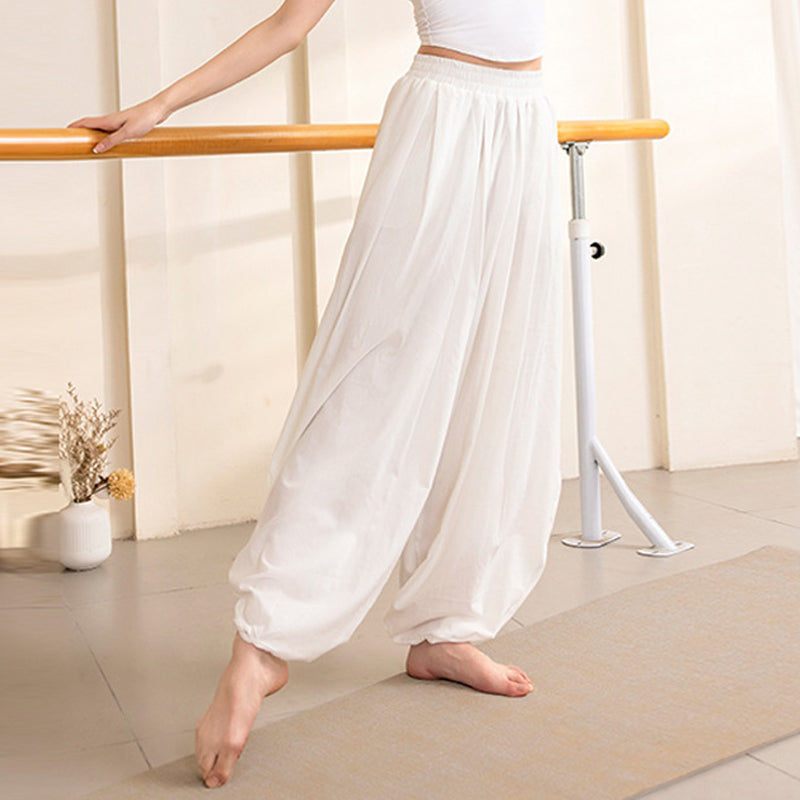 Buddha Stones Schlichtes Design Hose Sport Fitness Yoga Damen Yogahose - Weiße Hose - US12, UK/AU16, EU44 (XL) - image 13