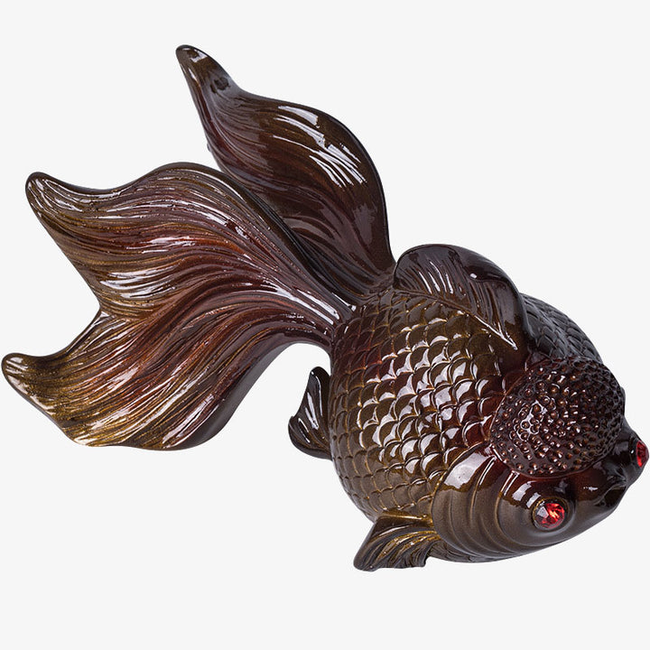 Buddha Stones, Farbwechsel, Koi-Fisch, Kunstharz, Teehaustier, Reichtum, Heimfigur, Dekoration - image 13