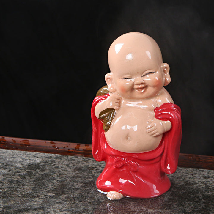 Buddha Stones, Farbwechsel, lachender Buddha, Kunstharz, Teehaustier, Reichtum, Heimfigur, Dekoration - image 16