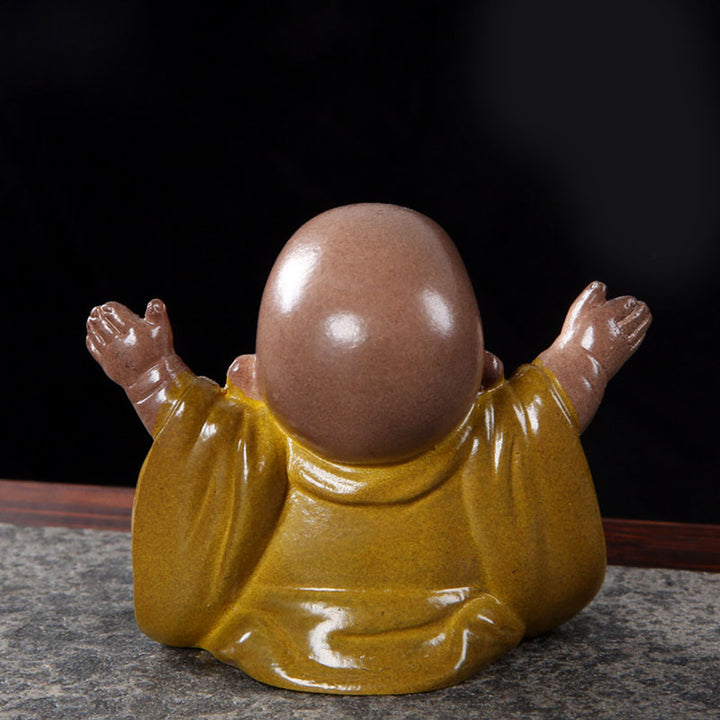 Buddha Stones, Farbwechsel, lachender Buddha, Kunstharz, Teehaustier, Reichtum, Heimfigur, Dekoration - image 4
