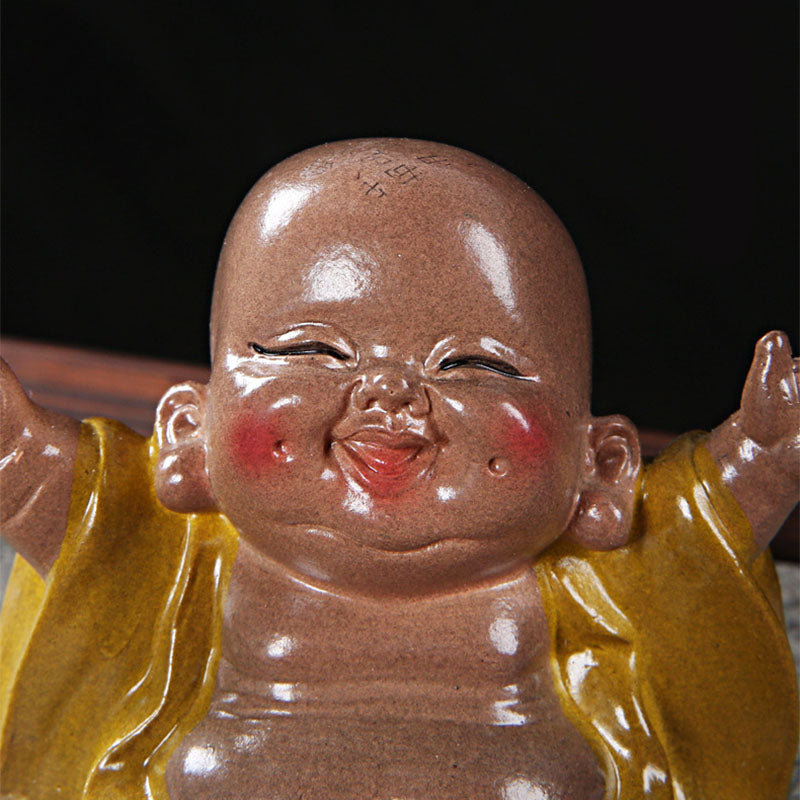 Buddha Stones, Farbwechsel, lachender Buddha, Kunstharz, Teehaustier, Reichtum, Heimfigur, Dekoration - image 5