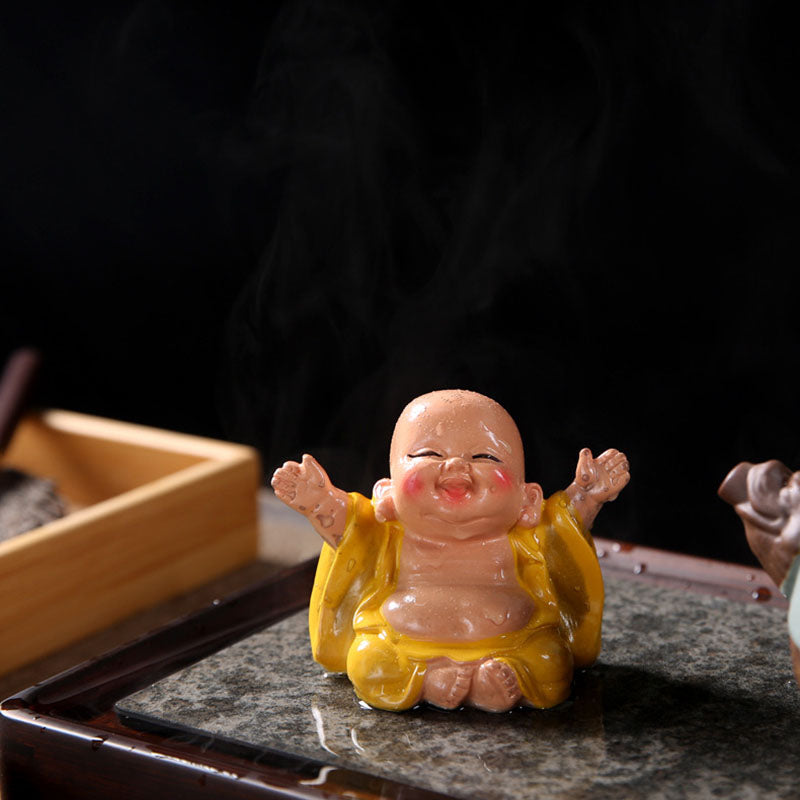 Buddha Stones, Farbwechsel, lachender Buddha, Kunstharz, Teehaustier, Reichtum, Heimfigur, Dekoration - image 8