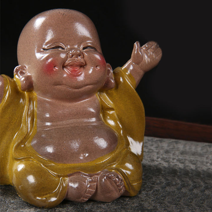Buddha Stones, Farbwechsel, lachender Buddha, Kunstharz, Teehaustier, Reichtum, Heimfigur, Dekoration - image 6