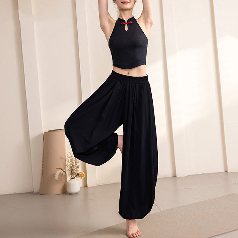 Buddha Stones Schlichtes Design Hose Sport Fitness Yoga Damen Yogahose - image 23