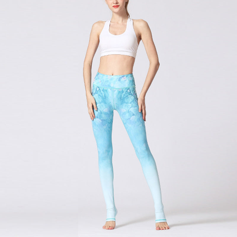 Buddha Stones Lotusblume Blumendruck Design Hose Sport Fitness Yoga Leggings Damen Yogahose - image 14