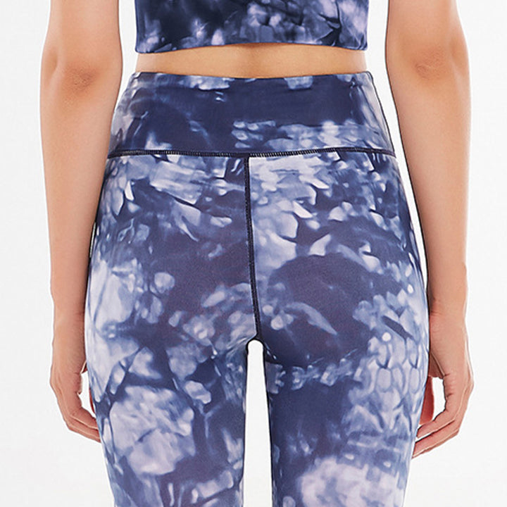 Buddha Stones Crop Tanktop mit Blumenmuster, für Sport, Fitnessstudio, Fitness, Yoga, Damen, Yoga-Sets, 2 Stück - image 13