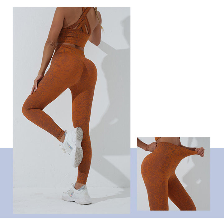 Buddha Stones, nahtlose Fitness-Crop-Tanktop, Hose, Sport, Fitness-Outfits, für Damen, Yoga-Sets, 2 Stück - image 19