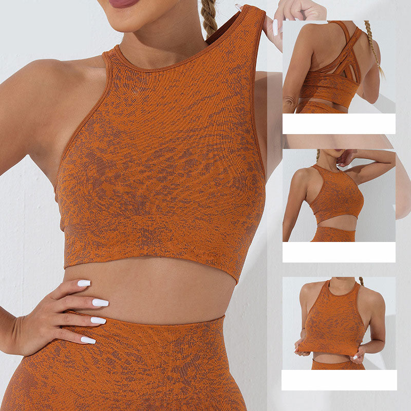 Buddha Stones, nahtlose Fitness-Crop-Tanktop, Hose, Sport, Fitness-Outfits, für Damen, Yoga-Sets, 2 Stück - image 17