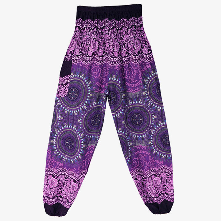 Buddha Stones Boho Lose Haremshose Damen Yogahose