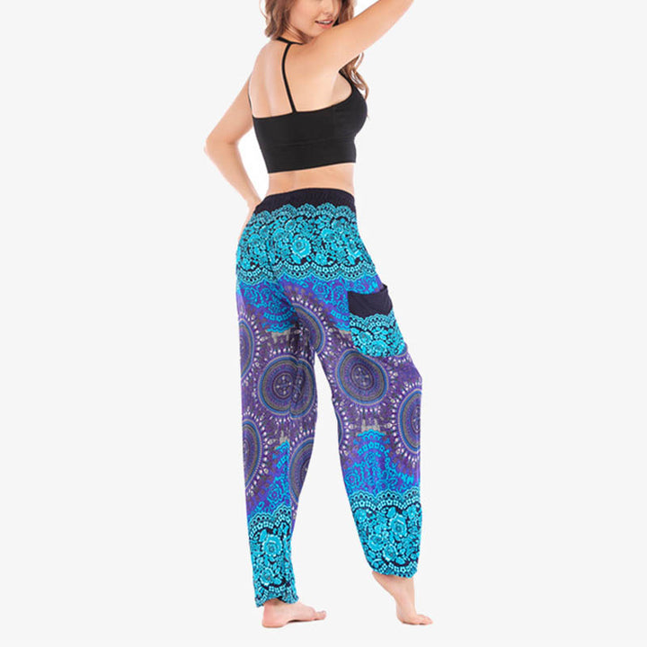 Buddha Stones Boho Lose Haremshose Damen Yogahose - image 20