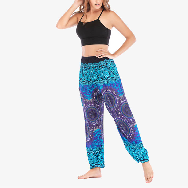 Buddha Stones Boho Lose Haremshose Damen Yogahose - image 21