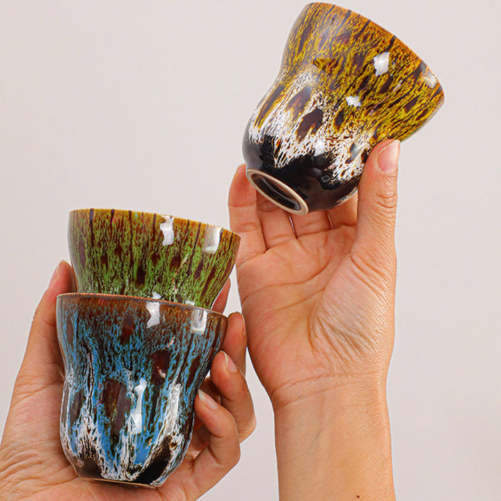 Buddha Stones Vintage-Kaffeebecher, Teetasse, Keramik, 150 ml - image 11