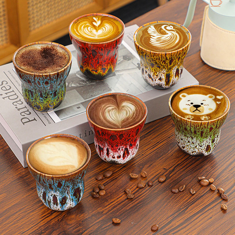 Buddha Stones Vintage-Kaffeebecher, Teetasse, Keramik, 150 ml - image 22