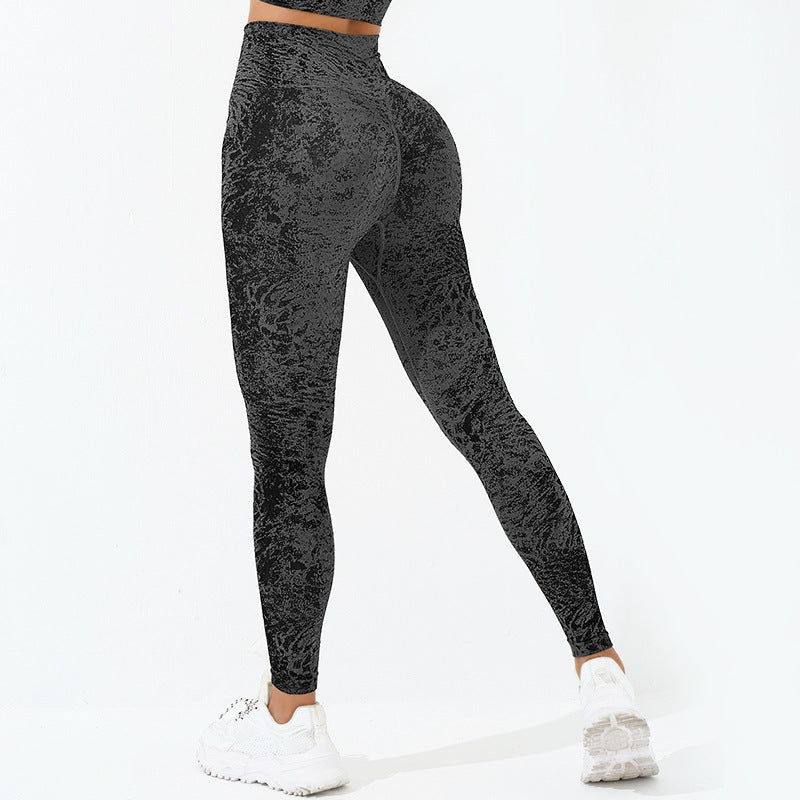 Buddha Stones Nahtloses Fitness-Crop-Tanktop mit hoher Taille, Leggings, Hosen, Sport, Fitnessstudio, Yoga-Outfits - Gamaschen - Schwarz - US6, UK/AU10, EU38 (L) - image 25
