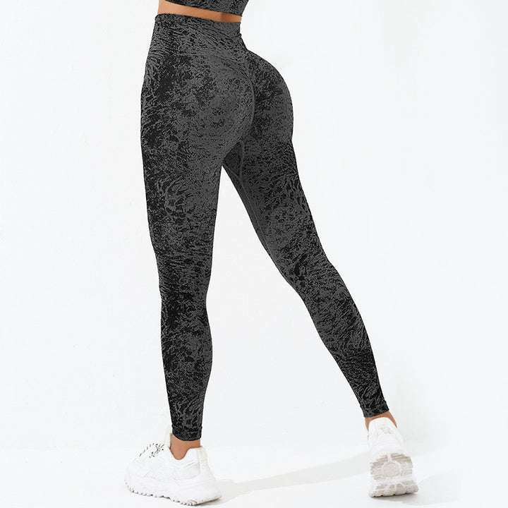 Buddha Stones Nahtloses Fitness-Crop-Tanktop mit hoher Taille, Leggings, Hosen, Sport, Fitnessstudio, Yoga-Outfits - Gamaschen - Schwarz - US6, UK/AU10, EU38 (L) - image 25