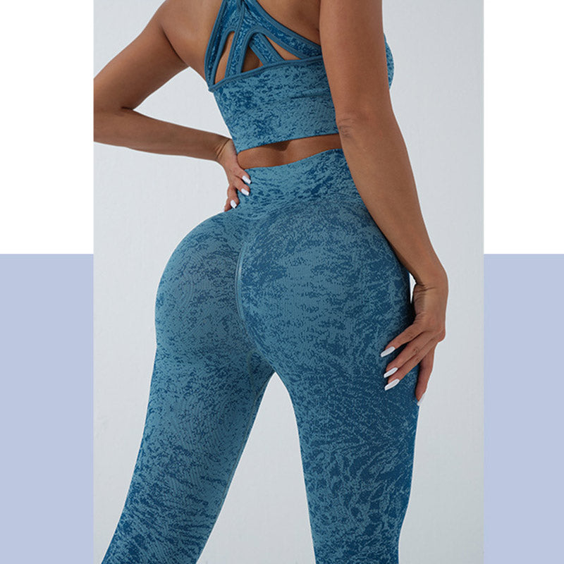 Buddha Stones Nahtloses Fitness-Crop-Tanktop mit hoher Taille, Leggings, Hosen, Sport, Fitnessstudio, Yoga-Outfits - image 38