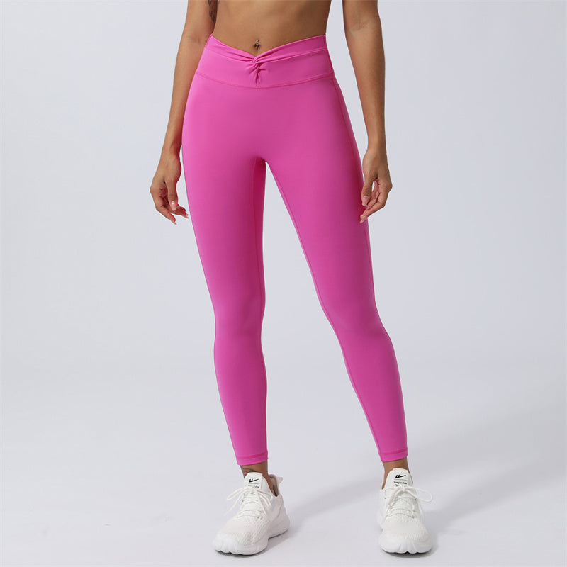 Buddha Stones Workout, langärmlig, kreuz und quer, rückenfreies Oberteil, T-Shirt, Leggings, Sport, Fitness, Yoga, Outfit - Hose - Rosa - US 8-10, UK/AU 12-14, EU 40-42 (XL) - image 38