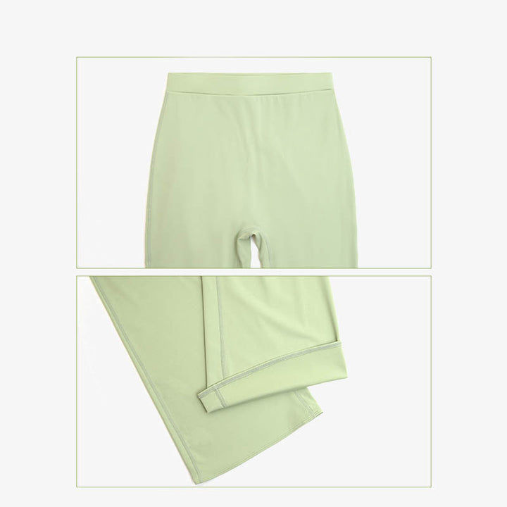 Buddha Stones, langärmliges, rückenfreies Trägeroberteil, BH, Flare-Hose, Fitness-Yoga-Outfit - image 5