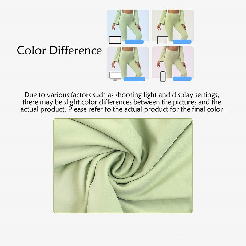 Buddha Stones, langärmliges, rückenfreies Trägeroberteil, BH, Flare-Hose, Fitness-Yoga-Outfit - image 7