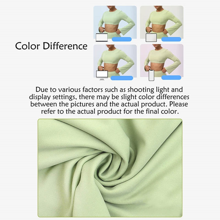 Buddha Stones, langärmliges, rückenfreies Trägeroberteil, BH, Flare-Hose, Fitness-Yoga-Outfit - image 17