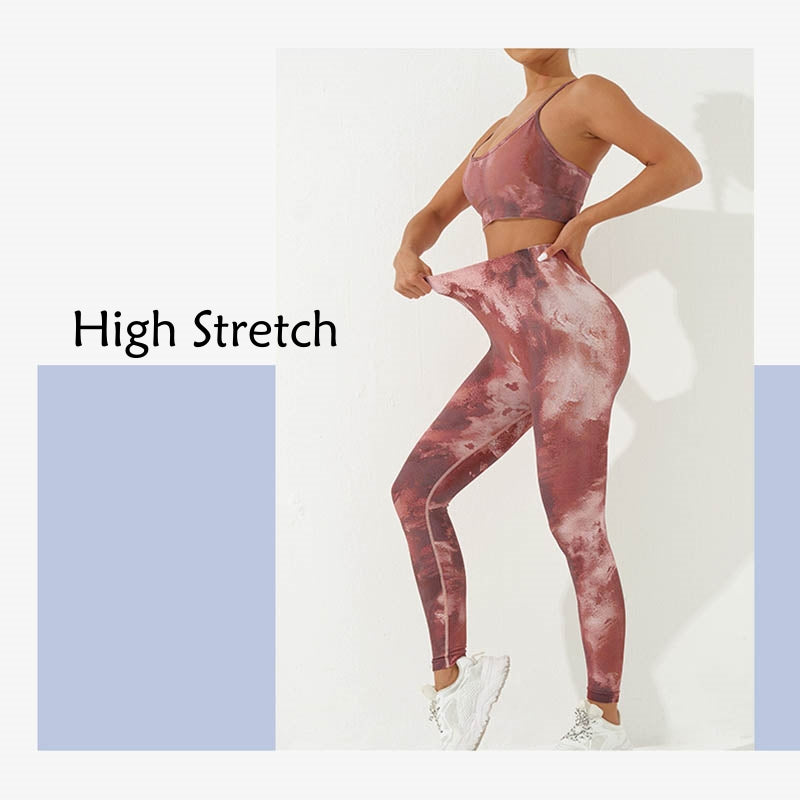 Buddha Stones 2-teiliges, rückenfreies, gekreuztes Trägeroberteil, BH-Shorts, Leggings, Hosen, Fitness-Yoga-Outfit-Set, 2-teiliges Set - image 15