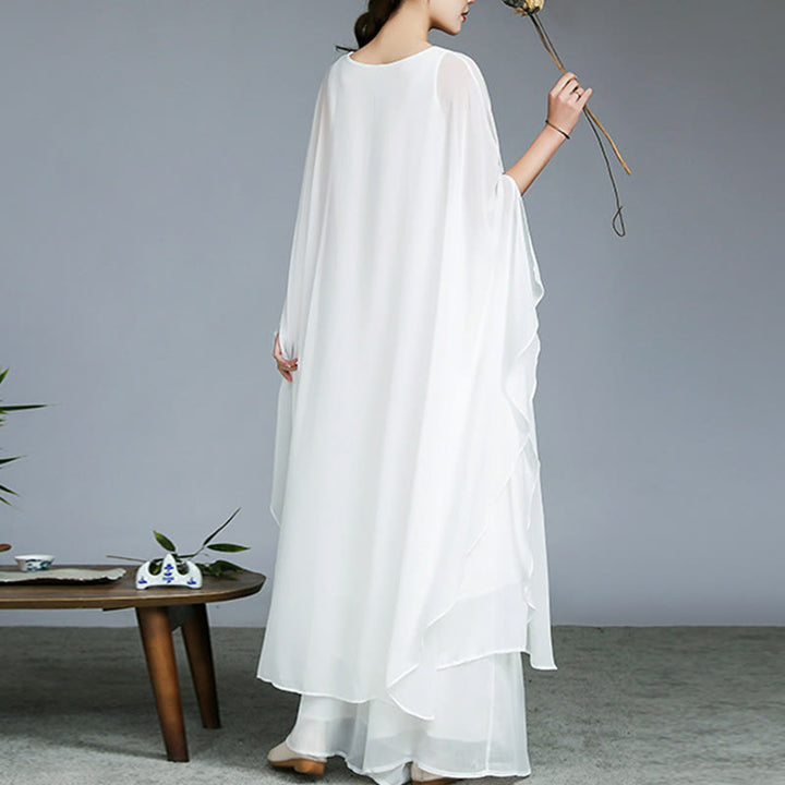 Buddha-Steine, einfaches Muster, Midikleid, weite Hose, Meditation, spirituelle Zen-Praxis, Yoga, Tanzkleidung - image 3