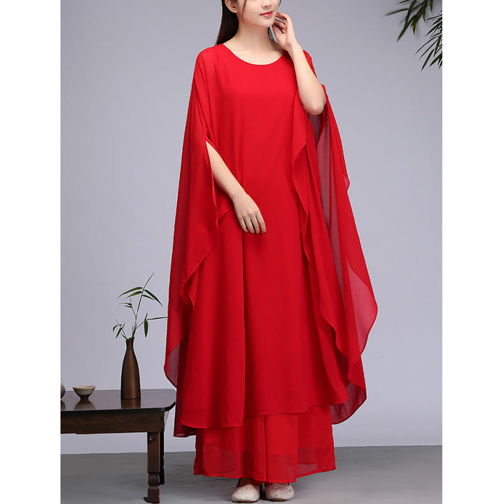Buddha-Steine, einfaches Muster, Midikleid, weite Hose, Meditation, spirituelle Zen-Praxis, Yoga, Tanzkleidung - image 12