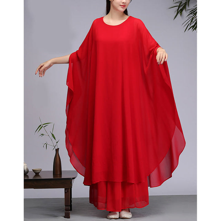 Buddha-Steine, einfaches Muster, Midikleid, weite Hose, Meditation, spirituelle Zen-Praxis, Yoga, Tanzkleidung - image 11