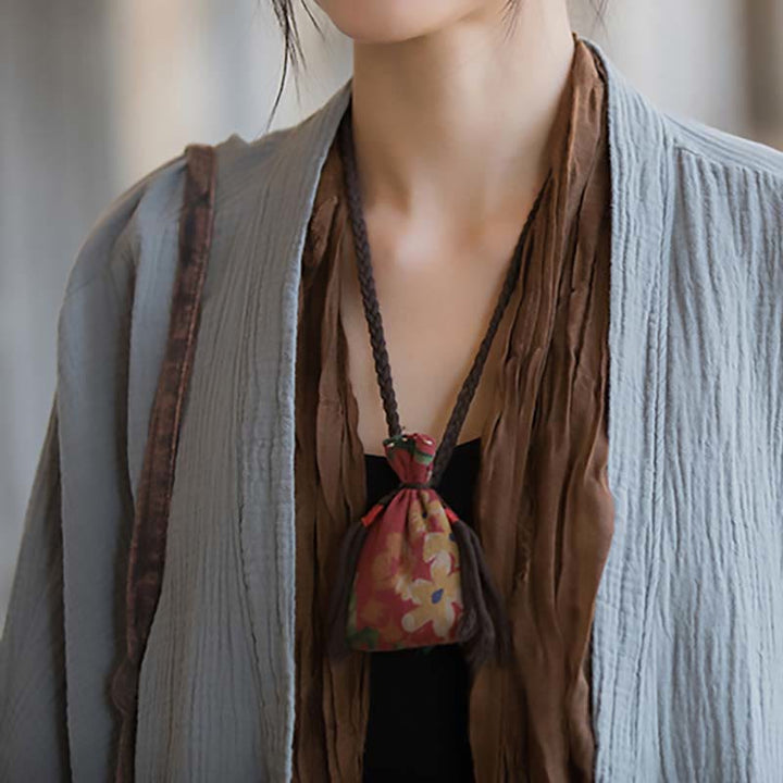 Buddha-Steine, schlichtes Design, langärmeliger Mantel, Zen-Meditation, offene Vorderseite, Baumwolljacke - image 21