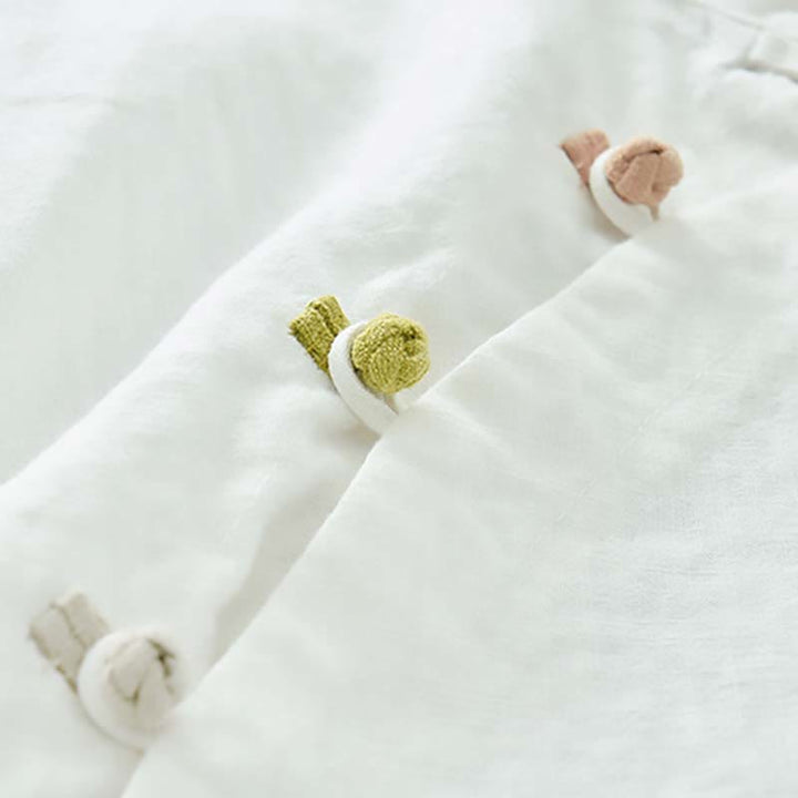 Buddha Stones Ramie Leinen Bluse Damen Shirt Top Chinesische Hanfu Stil Kleidung - image 19