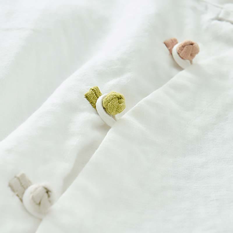 Buddha Stones Ramie Leinen Bluse Damen Shirt Top Chinesische Hanfu Stil Kleidung - image 19