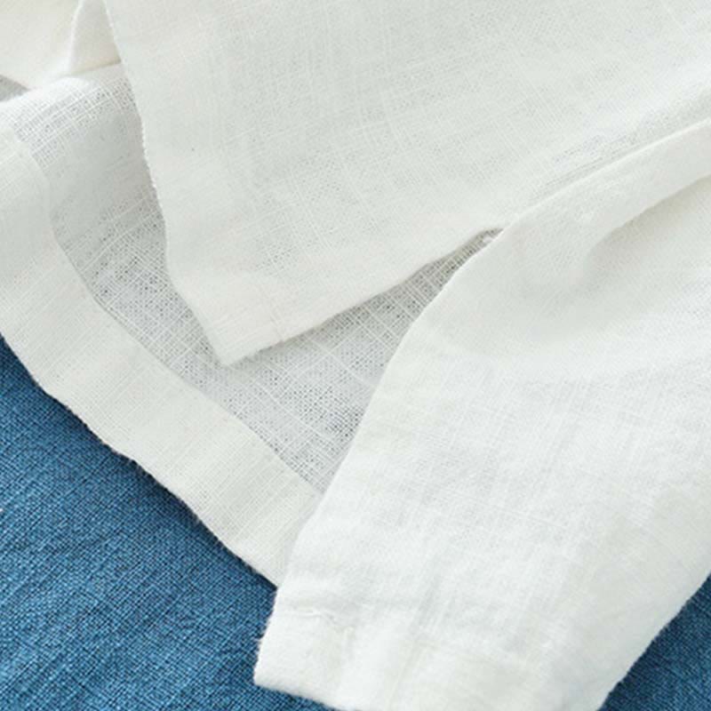 Buddha Stones Ramie Leinen Bluse Damen Shirt Top Chinesische Hanfu Stil Kleidung - image 22