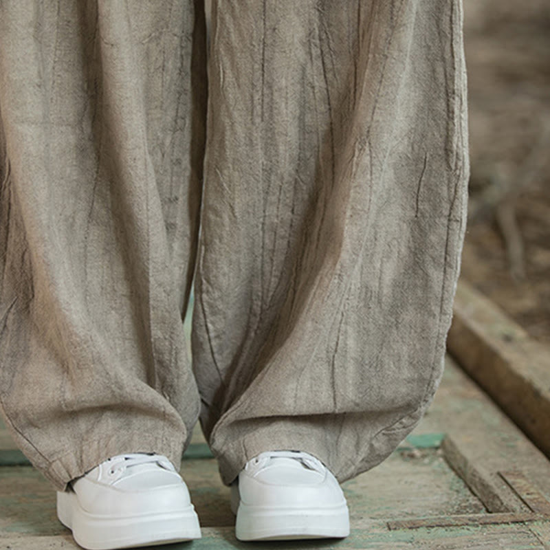 Buddha Stones Retro Batik-Haremshose, lässige Yogahose für Damen mit Taschen - image 15