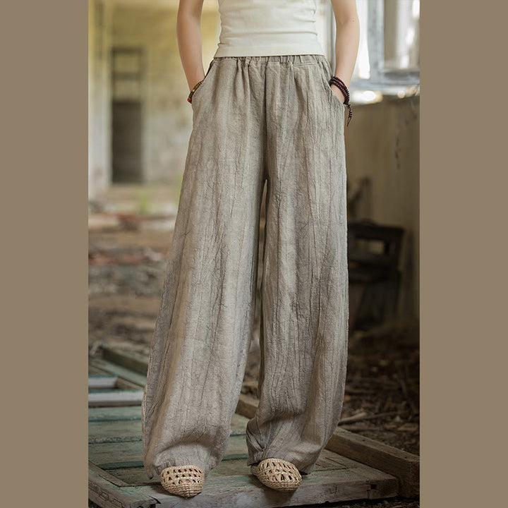 Buddha Stones Retro Batik-Haremshose, lässige Yogahose für Damen mit Taschen - image 7