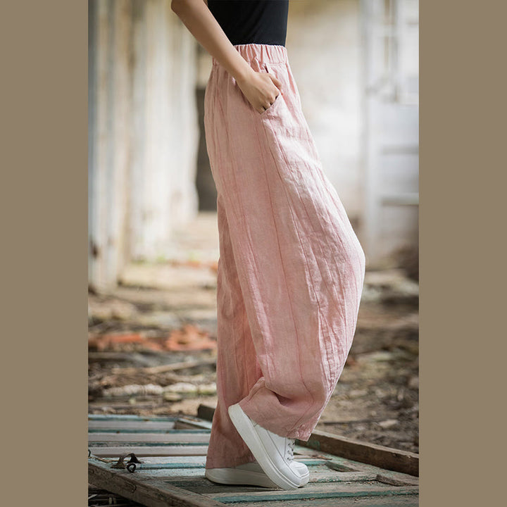 Buddha Stones Retro Batik-Haremshose, lässige Yogahose für Damen mit Taschen - image 37