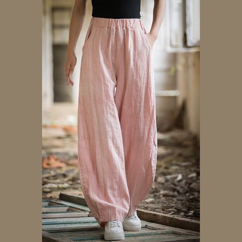 Buddha Stones Retro Batik-Haremshose, lässige Yogahose für Damen mit Taschen - image 36