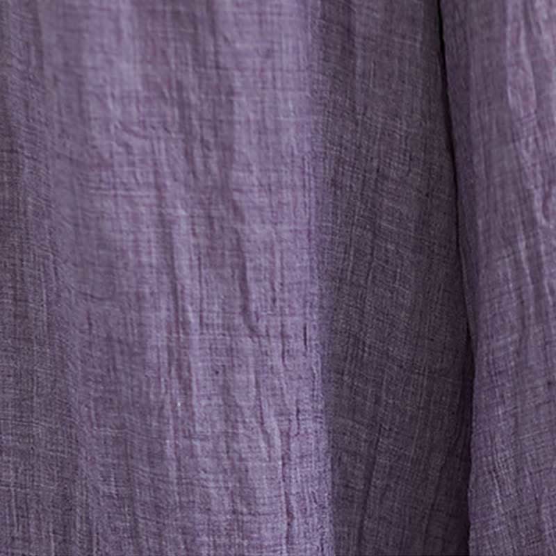 Buddha Stones Damen-Hose, lässig, lockere Hose aus Baumwollleinen, weites Bein für Yoga und Tanz - image 27