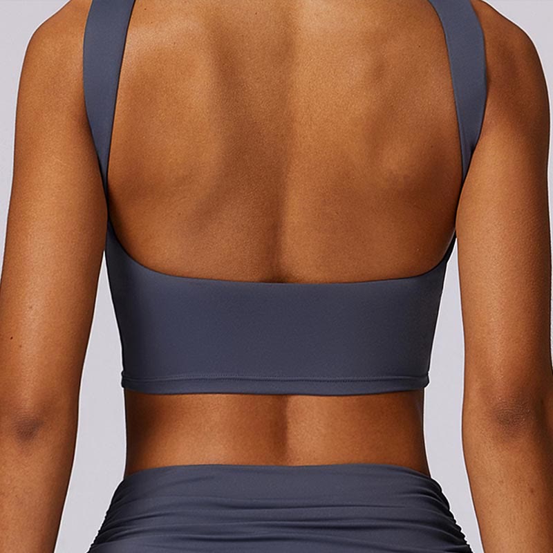 Buddha Stones Ärmelloses rückenfreies Träger-Tanktop, BH, ausgestellte Hose, Sport, Fitness, Yoga - image 45