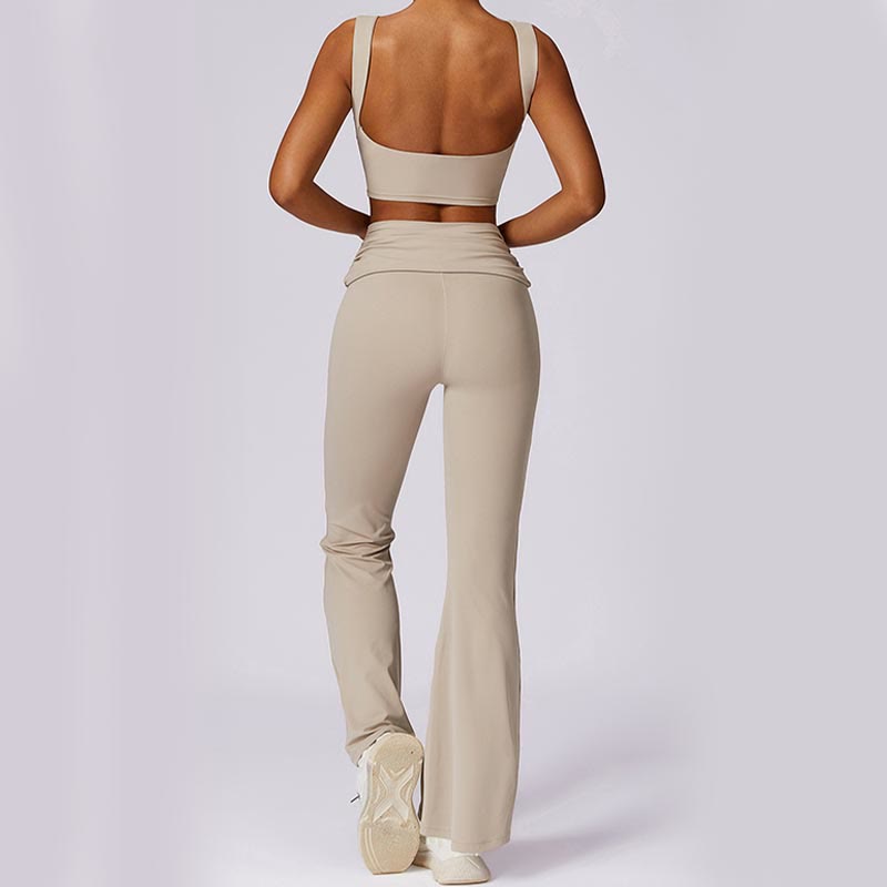 Buddha Stones Ärmelloses rückenfreies Träger-Tanktop, BH, ausgestellte Hose, Sport, Fitness, Yoga - image 63